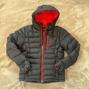 Spyder Black Winter Down Filled Ski Jacket - Men's Small